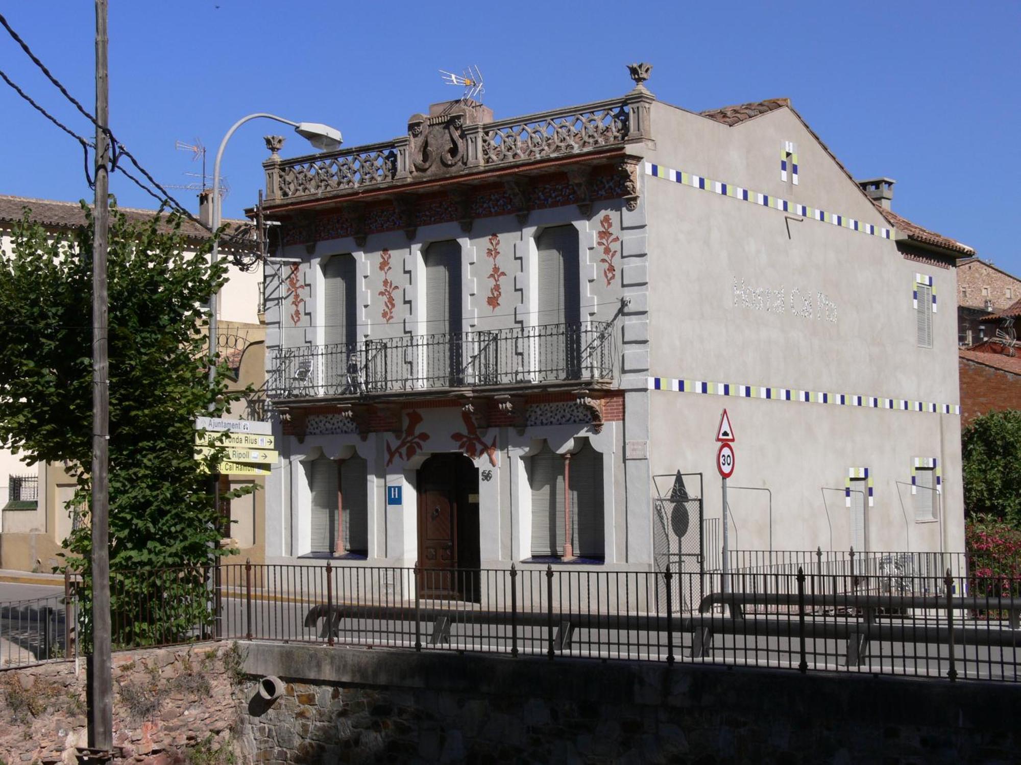 Hostal Cal Pla Sant Llorenc Savall エクステリア 写真