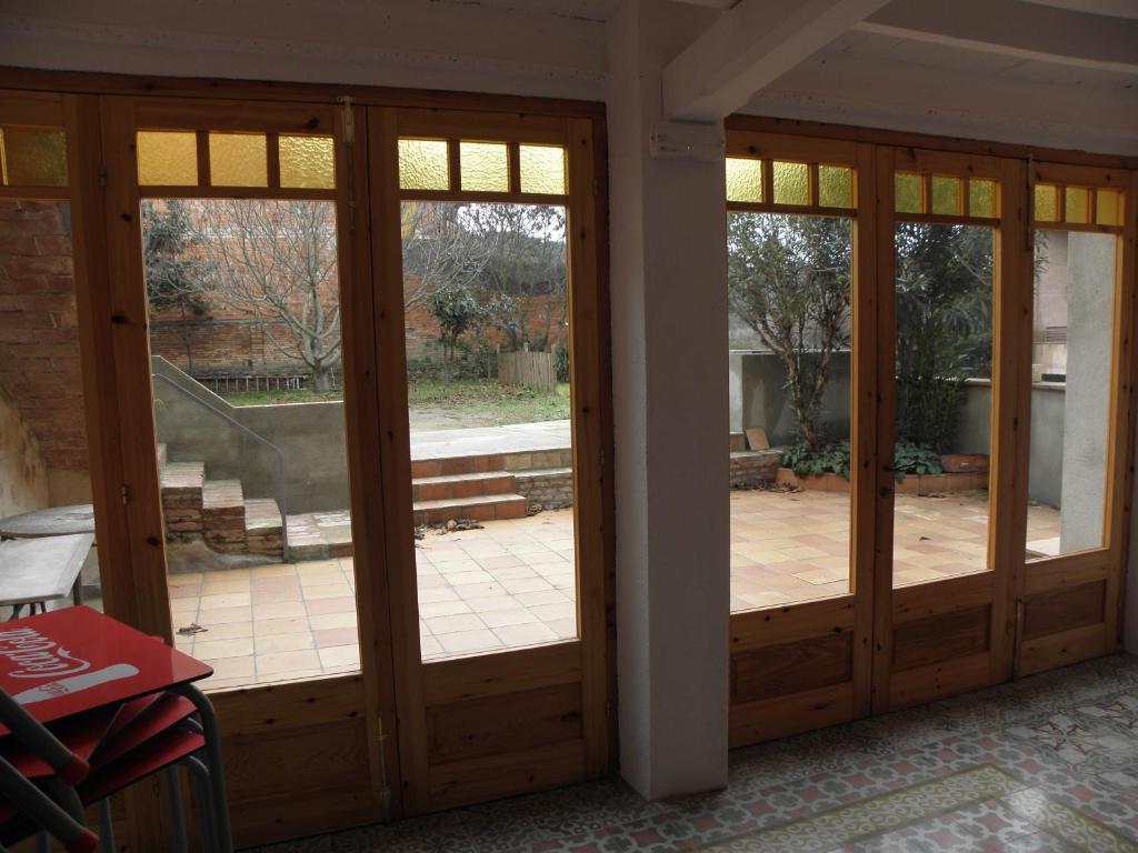 Hostal Cal Pla Sant Llorenc Savall エクステリア 写真